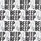 Looney Tunes Road Runner Beep Grid Wii Remote Controller Skin